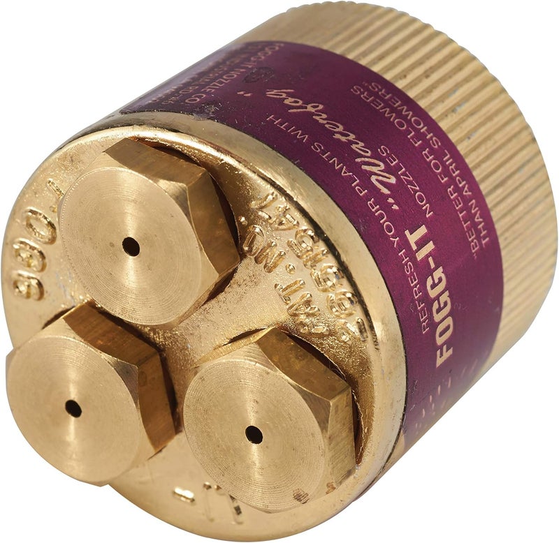 Dramm 60-12344 Fog-It Nozzle - Heavy Duty Brass with 1 GPM Flow Rate - Image 1